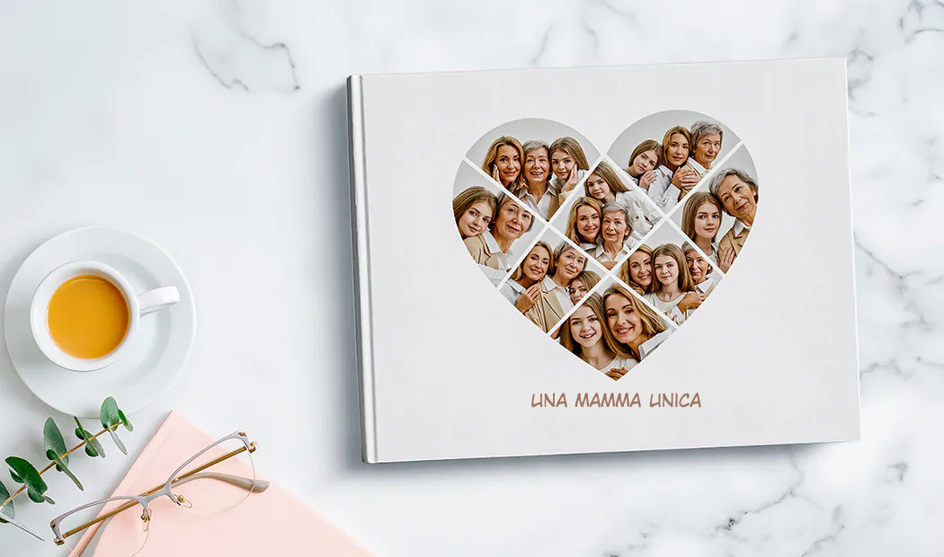 Libro fotografico per la Festa della Mamma
